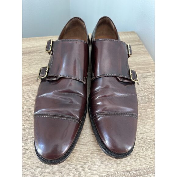Burberry Double Buckle Leather Monk Strap Shoes in Patent Leather size Men\'s 40 main image 14
